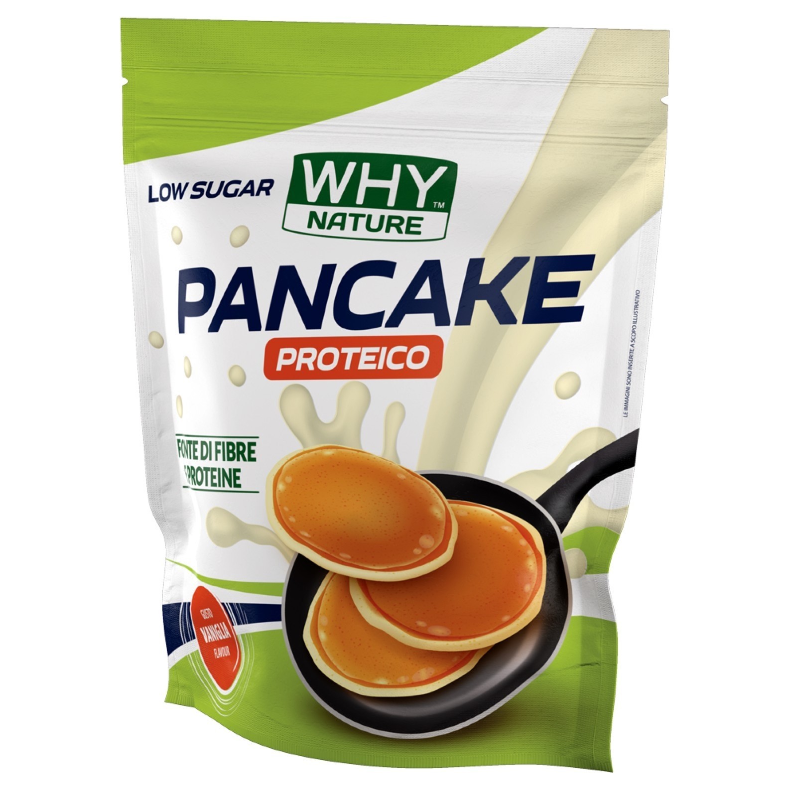 Migliora la tua Dieta con WHY Nature Pancake Low Sugar 1kg - Proteine 35%