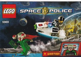 LEGO Space Police: Squidman Escape (5969) missing red cape