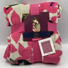 Disney Princess • ‘Mulan' Throw Soft Pink Blanket • 120cm x 150cm • New 