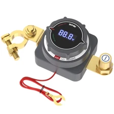 Battery Disconnect Switch On/Off 5-80V Top Post Car Battery Disconnect Switch...