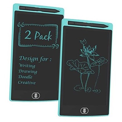 [2 Pack] 8.5 Inches LCD Writing Tablet with 2 Magnets, Magnetic Electronic