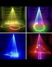 Laser 5 Watts Exterieur Bluethoot Controle Faisceau, effets et modéle RGB.