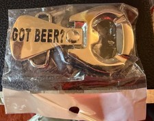   Got Beer   Belt Buckle Party Favor Sealed Package