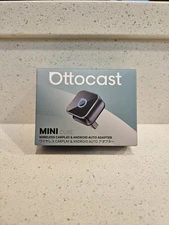 Ottocast Mini Cube 2 in 1 Wireless Apple CarPlay Android Auto Adapter USB Dongle
