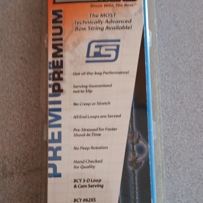 FS Premium Bow String BCY 3-D Loop Cam Serving #62XS