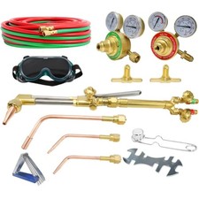 Oxy Acetylene Torch Kit, Heavy Duty Cutting Torch Kit with CA2460 Cutting Att