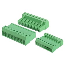 8 Pin PCB Mount Screw Terminal Block Connector Male Female 7.62mm 0.3 Inch