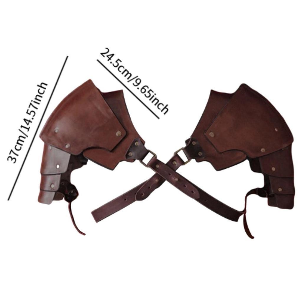 Medieval Shoulder Pauldron Knight Costume Accessory Shrug Armors Knight Shoulder