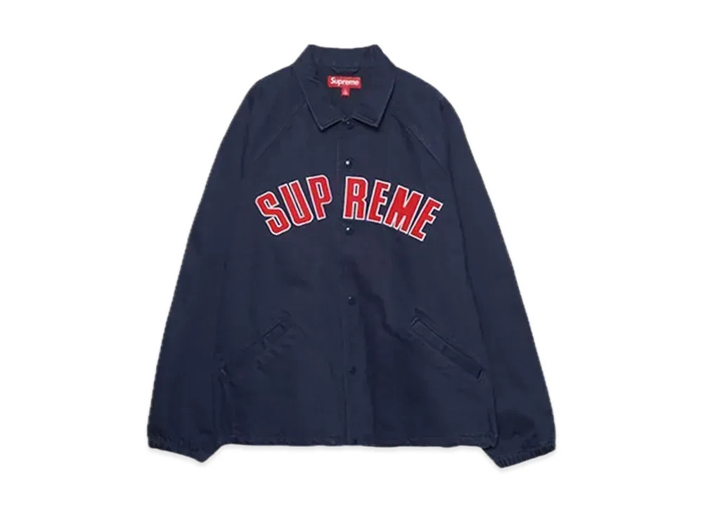 ジャケット・アウター Supreme Arc Denim Coaches Jacket XL Supreme ARC Denim Coaches Jacket Navy New Authentic | eBay