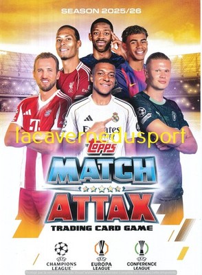 CHOOSE TO CHOOSE CARDS TOPPS MATCH ATTAX UCC 2025-2026 : 001 - 249