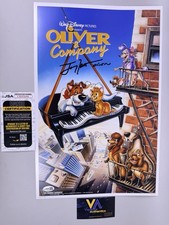 Joey Lawrence Signed Disney's Oliver & Company 11X17 Mini Poster Photo w JSA COA