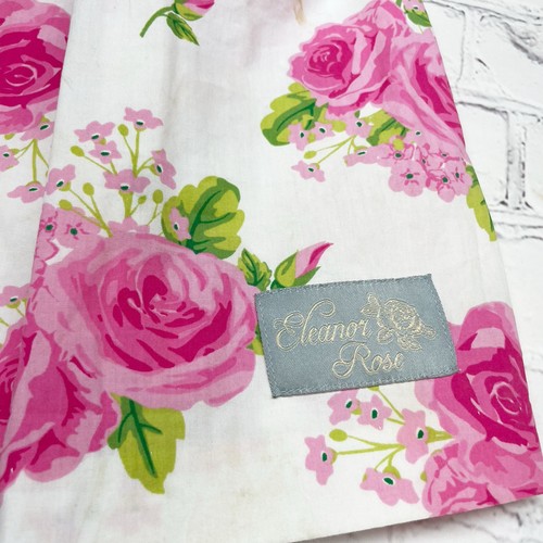 Eleanor Rose Valentine Dress Girls 3-4 Heart Floral Whimsical Print Pastel Pink - Picture 4 of 7