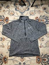 Under Armour Pullover Mens Large HeatGear Quarter Zip Athletic Workout Training
