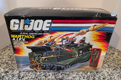 Warthog A.I.F.V. 1988 G.I. JOE COBRA Vintage Original NEW Sealed w Slaughter