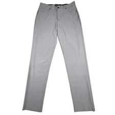 VRST Performance Pants Men's 32x32 Gray Stretch Athletic Slim Golf Tech Travel