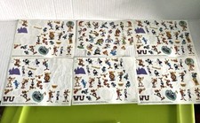 Vintage Adventures of Rocky Bullwinkle Friends Stickers Lot-6 sheets Ward Prods