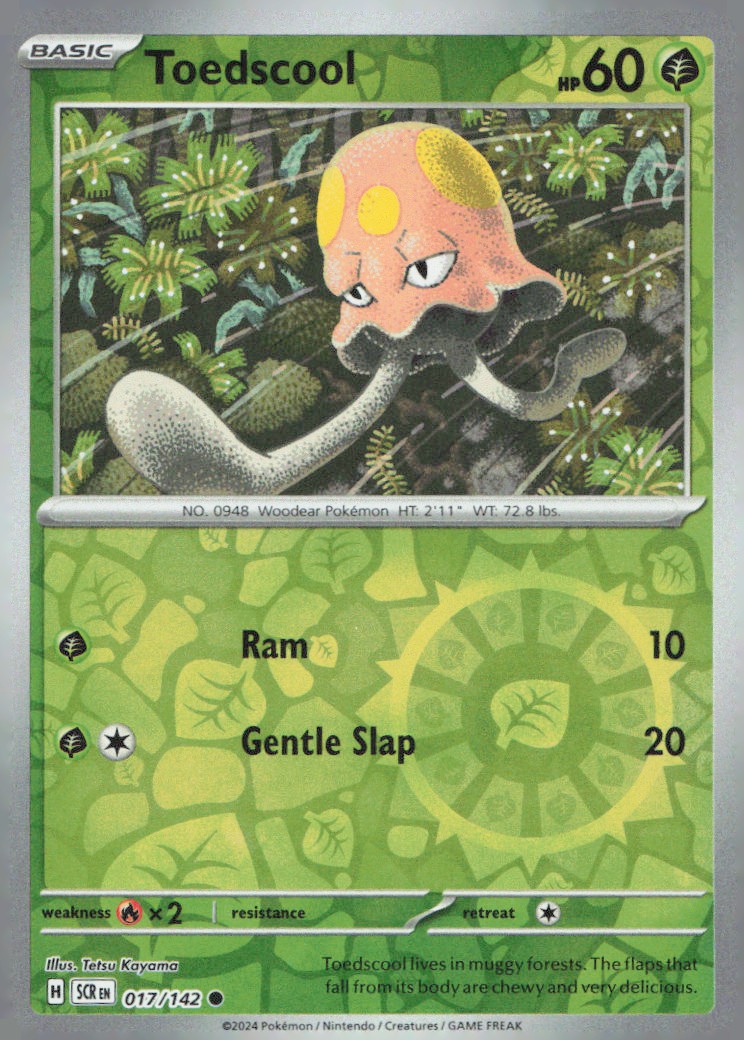 Toedscool Common SV07: Stellar Crown 017/142 NM