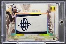 2024 Panini Impeccable LEO DE VRIES Batting Gloves #5/5 Ebay 1/1 PADRES GIANTS