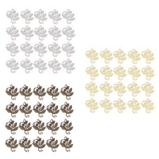 50 pustych metalowych filigranowych kwiatów do dekoracji kostiumów