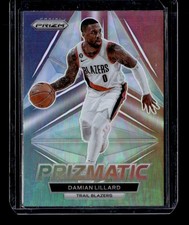 2022-23 Panini Prizm #30 Damian Lillard Prizmatic Prizms Silver