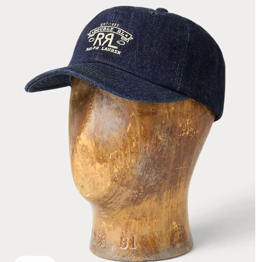 RRLジオメトリックプリントツイルエンジニキャップ L ラルフローレン