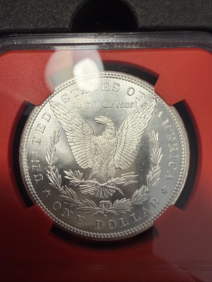1881-S Morgan Silver Dollar NGC MS 67 GEM Uncirculated San Fran Mint - Toning  - Image 3 of 4