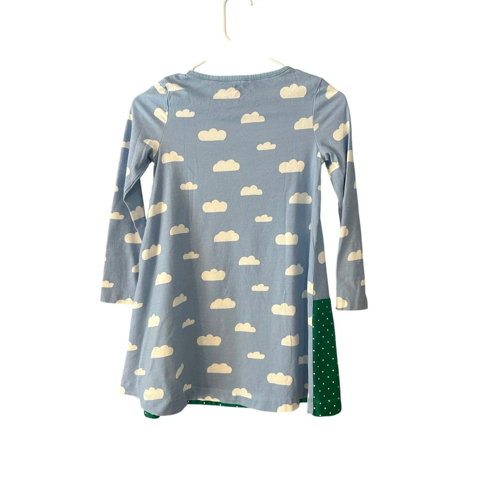 Mini Boden Applique Bunny Mom and Baby Clouds 100% Cotton Size 7-8Y 128cm - Image 2 of 4