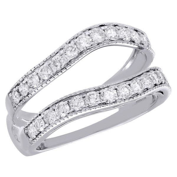 JFL Diamonds 14K WeißGold Diamant Wrap Jacket Ring 1 Ct-image