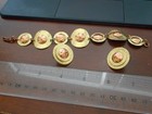 VTG Chenet d’Haiti “Disc” Bracelet + MATCHING Earrings Acceptable USED Condition — photo 4