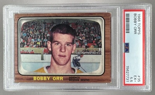 15627731 Bobby Orr 1966 Topps #35 Rookie RC PSA 5.5