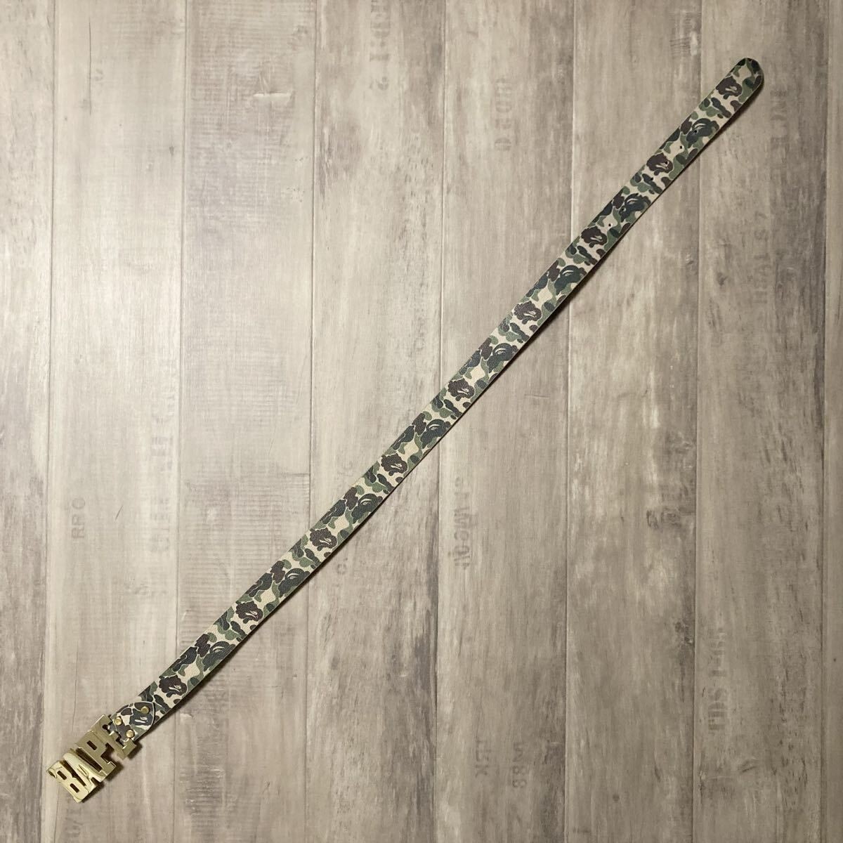 BAPE ABC CAMO GREEN レザー ベルト Lサイズ ABC CAMO GREEN leather L size a bathing ape BAPE NIGO camo belt | eBay