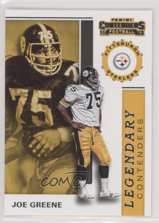 2019 Panini Contenders Legendary Contenders Joe Greene #LC-JG HOF pl2