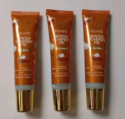 Spiced Pumpkin Pie Lip Balm, Nourishing Lip Care, Limited Edition Gloss, .44 Fl.