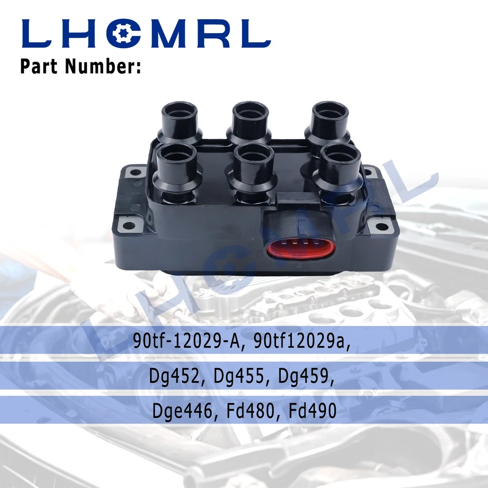 Ignition Coil & 6 Spark plug & 6 wire FD480 For Ford Explorer Sport Trac V6 4.0L - Image 3 of 4