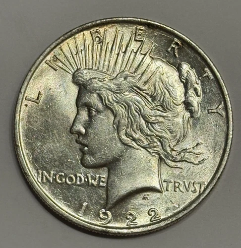 1922 Peace Silver Dollar (90% Silver) ~ BU