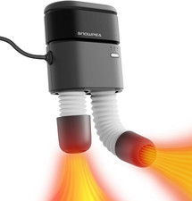 Shoe Dryer,Ski Boot Dryer with Fan Heater,11.8In Extendable Hoses,95W Rapid Dryi