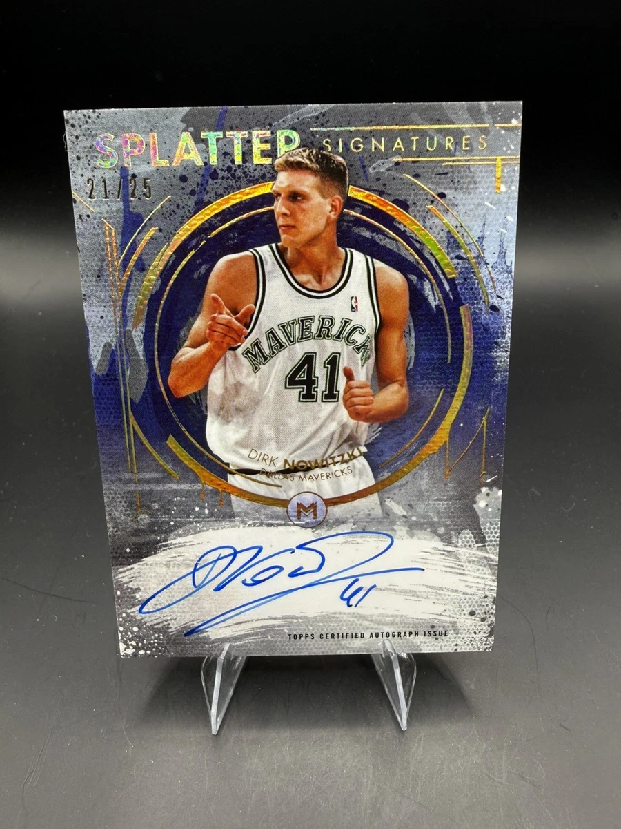 Dirk Nowitzki Basketball Autographed Sports Trading Cards
