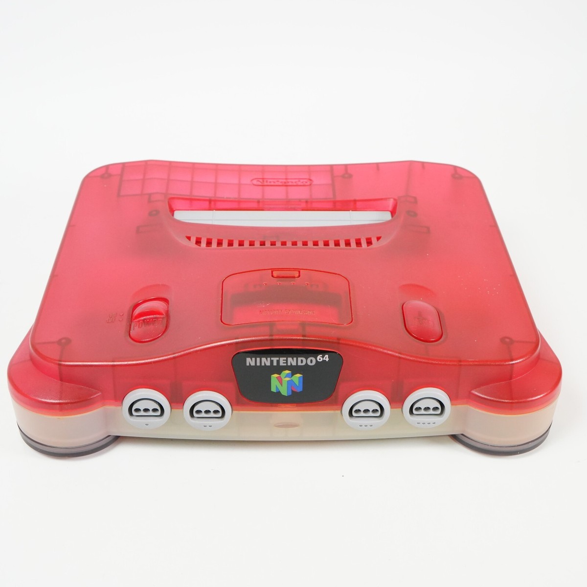 Nintendo 64 N64 Watermelon Clear Red Console NUS-001 (JPN) REGION