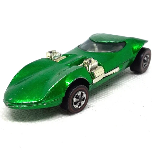 Hot Wheels Redline Twinmill 1968 Green White Int. Made In United States