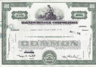 Harnischfeger Corporation (Henry Harnischfeger Salmünster Schlüter)