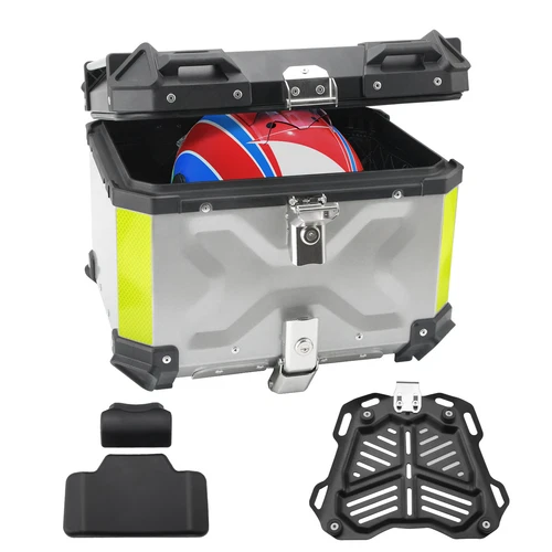 Estuche de herramientas para equipaje de aleación de aluminio 45L trasero para motocicleta - Imagen 3 de 10