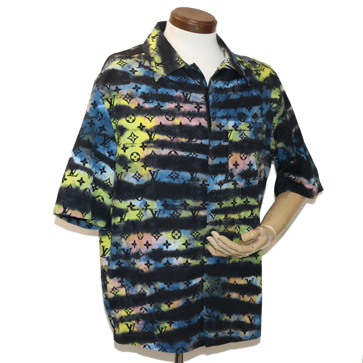 【大人カジュアル☆国内発】LV コットンニット 半袖 Ｔシャツ 大人カジュアル☆国内発】LV コットンニット 半袖 Tシャツ
