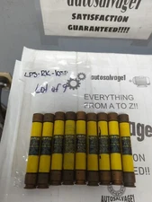 COOPER BUSSMANN,LPS-RK-10SP,LOW PEAK 10 AMP FUSES LOT OF 9 NOS