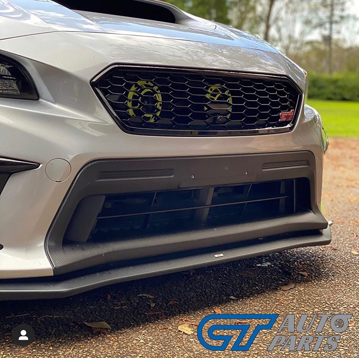 JDM Badgeless Glossy Black Front Grille for 2018-2021 Subaru WRX