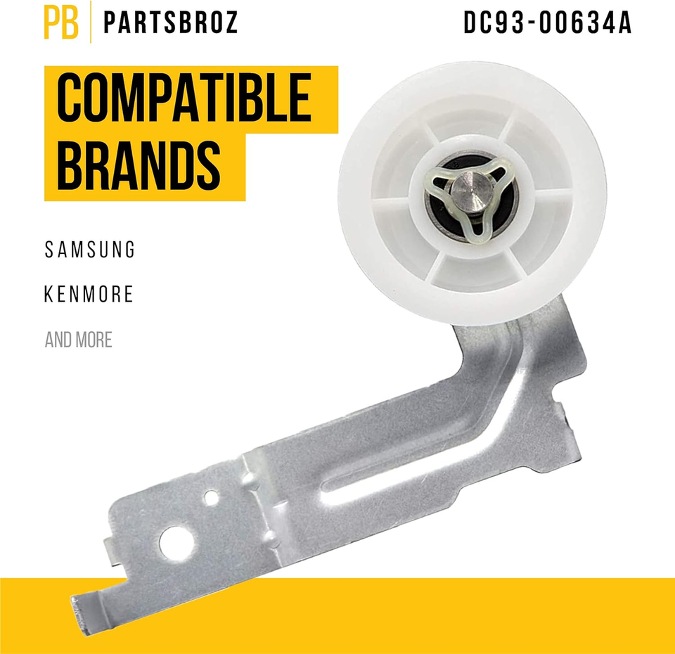 DC9300634A Samsung Dryer Idler Pulley Replacement Dv45H7000Ew/A2 Dv42H5000Ew/A3 eBay