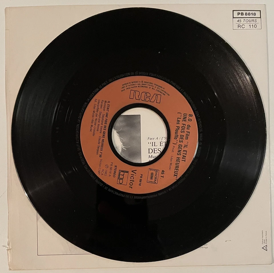 Nicole Croisille – Il Etait Une Fois... (1982) 7" - RCA Victor – PB 8818 - EX - Bild 3 von 4