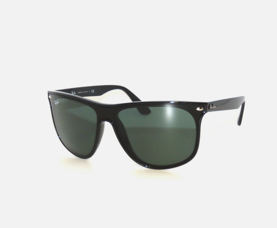 Ray Ban Blaze 4447N 601/71 40 Shield 4447 Black Green Rayban