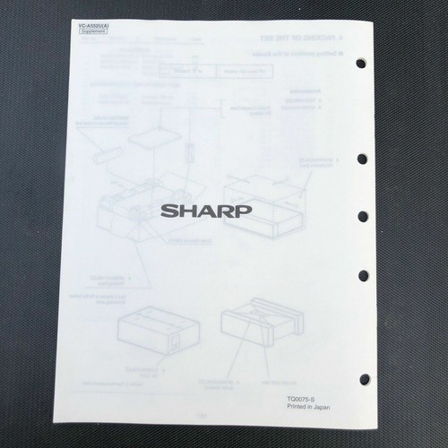 sharp VC-A552U(A) service manual - Picture 3 of 3