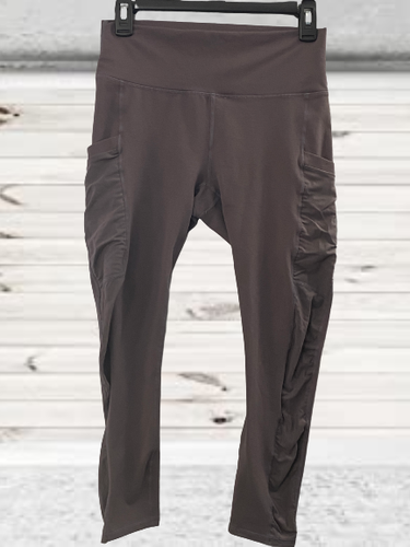 Legging Fabletics Petite Taille S – Couleur Violet/gris, Idéal Pour Le Sport, Occasion Très Bon état