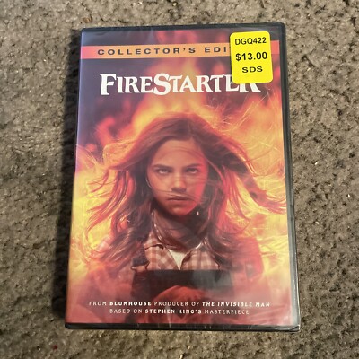 Firestarter (DVD, 2022) Collector's Edition Zac Efron,Ryan Kiera Armstrong New!